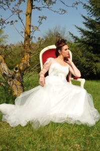 robe de mariée roséglantine